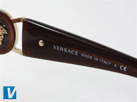 how to tell fake versace|genuine Versace sunglasses.